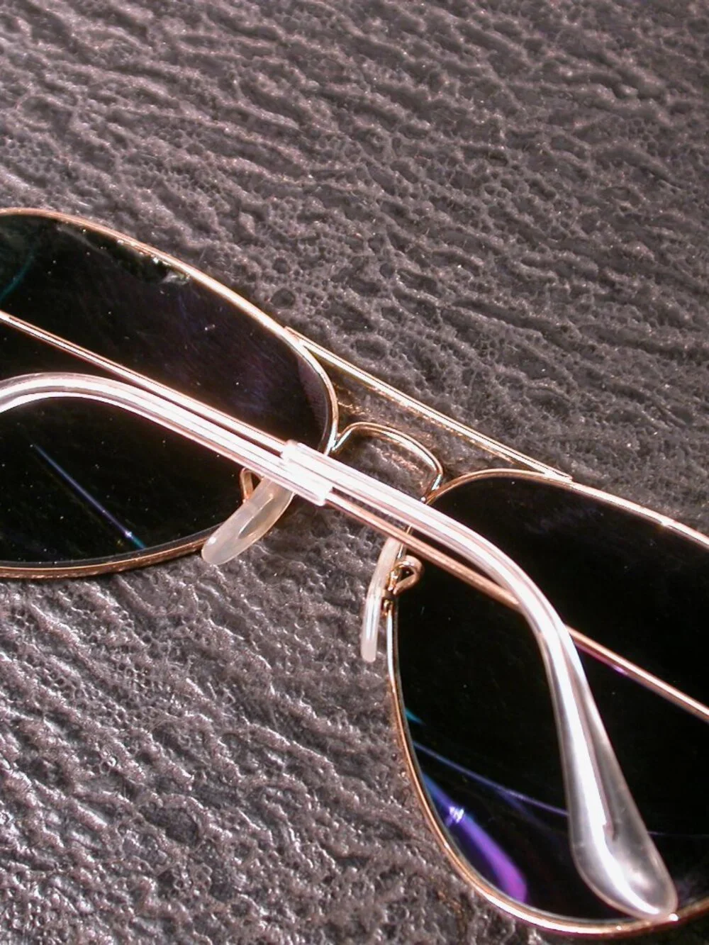 Ray Ban Gold Metal Aviator Shades Sunglasses ITALY RB3025 FRAME ONLY